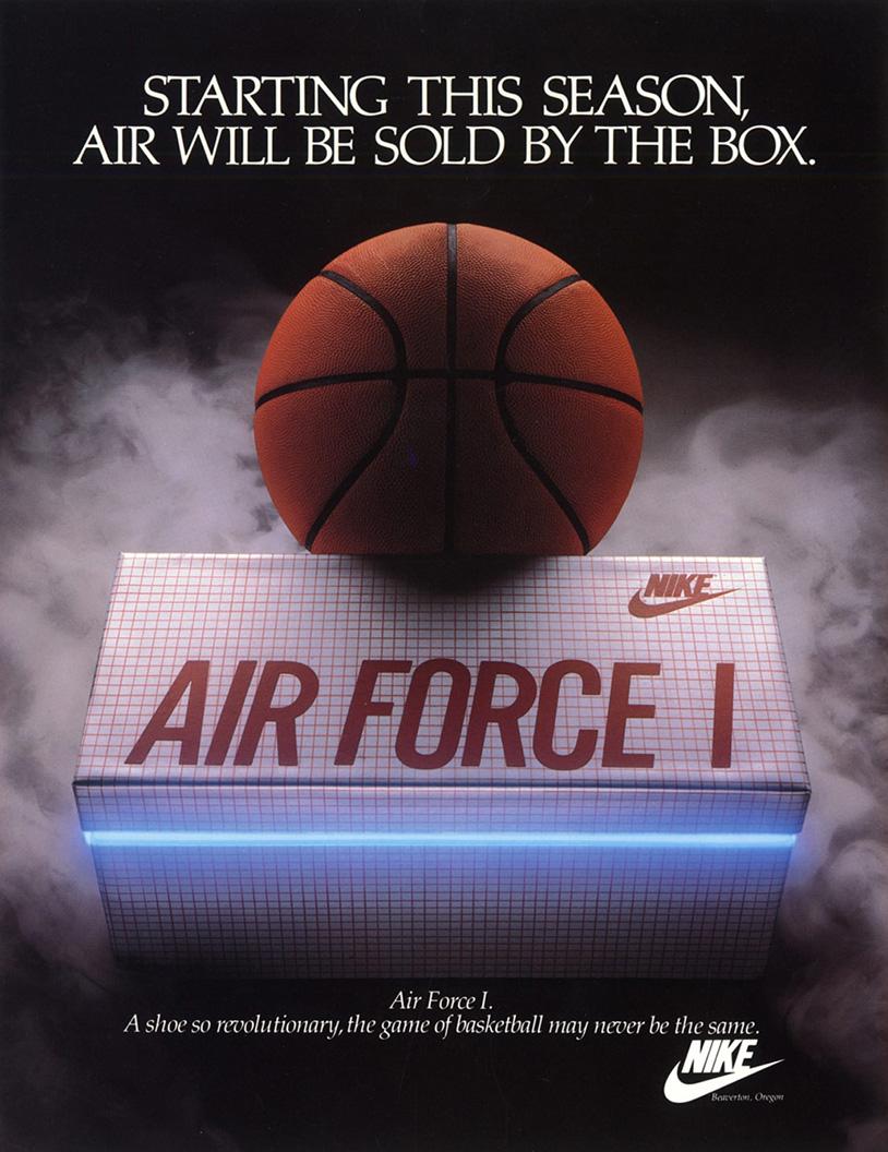 Air Force 1 History Basketbll Ad
